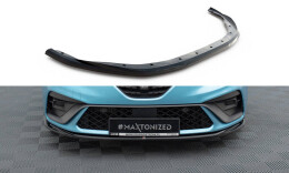 Cup Spoilerlippe Front Ansatz V.2 passend für Renault Clio R.S. Line Mk5 schwarz Hochglanz