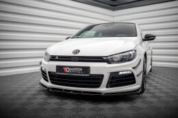 Cup Spoilerlippe Front Ansatz V.3 für VW Scirocco R Mk3 schwarz Hochglanz