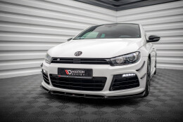 Cup Spoilerlippe Front Ansatz V.3 passend für VW Scirocco R Mk3 schwarz Hochglanz
