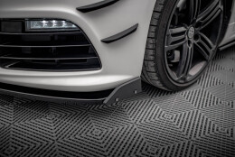 Street+ Spoilerlippe Front Ansatz V.3 + Flaps passend für VW Scirocco R Mk3