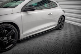 Seitenschweller Ansatz Cup Leisten V.2 passend für VW Scirocco R Mk3 schwarz Hochglanz