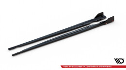 Seitenschweller Ansatz Cup Leisten V.2 passend für + Flaps passend für VW Scirocco R Mk3