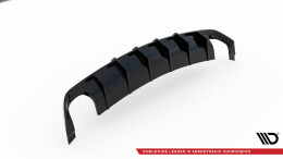 Heck Ansatz Diffusor V.1 passend für VW Scirocco R Mk3 schwarz Hochglanz
