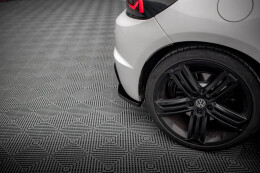 Heck Ansatz Flaps Diffusor V.3 für VW Scirocco R Mk3 schwarz Hochglanz