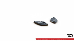 Heck Ansatz Flaps Diffusor V.3 passend für VW Scirocco R Mk3 schwarz Hochglanz