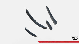 Stoßstangen Flaps Wings vorne Canards für Volkswagen Scirocco R Mk3