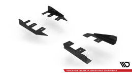 Seitenschweller Flaps passend für VW Scirocco R Mk3 schwarz Hochglanz