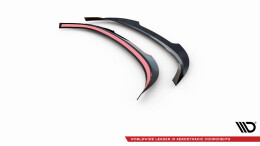 Heck Spoiler Aufsatz Abrisskante V.2 passend für VW Scirocco R Mk3 schwarz Hochglanz