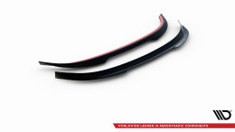 Heck Spoiler Aufsatz Abrisskante V.2 passend für VW Scirocco R Mk3 schwarz Hochglanz