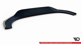 Cup Spoilerlippe Front Ansatz V.2 für Audi SQ7 / Q7 S-Line Mk2 schwarz Hochglanz