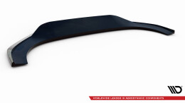 Cup Spoilerlippe Front Ansatz V.2 passend für Audi SQ7 / Q7 S-Line Mk2 schwarz Hochglanz
