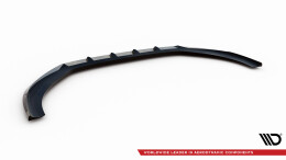Cup Spoilerlippe Front Ansatz V.1 passend für Audi S3 / A3 S-Line Sportback / Hatchback 8V schwarz Hochglanz