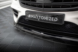 Cup Spoilerlippe Front Ansatz V.1 passend für Mercedes-Benz S AMG-Line W222 Facelift schwarz Hochglanz