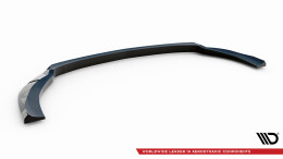 Cup Spoilerlippe Front Ansatz V.1 passend für Mercedes-Benz S AMG-Line W222 Facelift schwarz Hochglanz