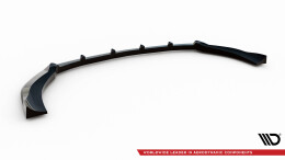 Cup Spoilerlippe Front Ansatz V.2 passend für Mercedes-Benz S AMG-Line W222 Facelift schwarz Hochglanz