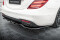 Mittlerer Cup Diffusor Heck Ansatz DTM Look passend für Mercedes-Benz S AMG-Line W222 Facelift schwarz Hochglanz