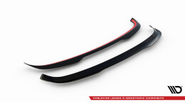 Heck Spoiler Aufsatz Abrisskante passend für Suzuki Swift Sport Mk4 schwarz Hochglanz