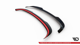 Heck Spoiler Aufsatz Abrisskante passend für Suzuki Swift Sport Mk4 schwarz Hochglanz