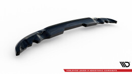 Mittlerer Cup Diffusor Heck Ansatz DTM Look passend für Suzuki Swift Sport Mk4 schwarz Hochglanz