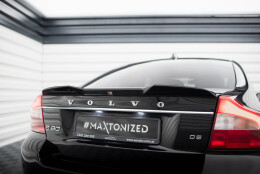 Heck Spoiler Aufsatz Abrisskante 3D passend für Volvo S80 Mk2 schwarz Hochglanz