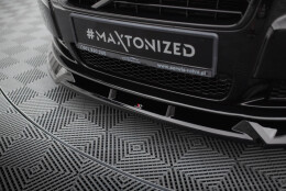 Cup Spoilerlippe Front Ansatz passend für Volvo S80 Mk2 schwarz Hochglanz