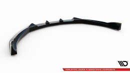 Cup Spoilerlippe Front Ansatz passend für Volvo S80 Mk2 schwarz Hochglanz