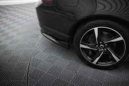 Mittlerer Cup Diffusor Heck Ansatz passend für Volvo S80 Mk2 schwarz Hochglanz