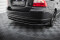 Mittlerer Cup Diffusor Heck Ansatz für Volvo S80 Mk2 schwarz Hochglanz