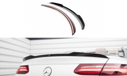 Heck Spoiler Aufsatz Abrisskante für Mercedes E Cabriolet AMG-Line / E53 AMG A238 schwarz Hochglanz