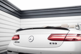 Heck Spoiler Aufsatz Abrisskante passend für Mercedes E Cabriolet AMG-Line / E53 AMG A238 schwarz Hochglanz