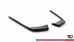 Heck Ansatz Flaps Diffusor passend für Mercedes-Benz C AMG-Line / 43 AMG W206 schwarz Hochglanz