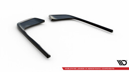 Heck Ansatz Flaps Diffusor passend für Mercedes-Benz C AMG-Line / 43 AMG W206 schwarz Hochglanz