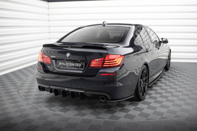 Heck Spoiler Aufsatz Abrisskante 3D passend für BMW 5er M-Paket F10 schwarz Hochglanz