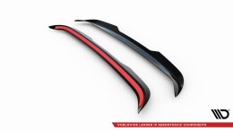 Heck Spoiler Aufsatz Abrisskante passend für Ford Kuga ST-Line Mk2 schwarz Hochglanz