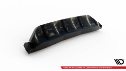 Mittlerer Cup Diffusor Heck Ansatz DTM Look passend für Ford Kuga ST-Line Mk2 schwarz Hochglanz
