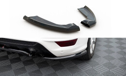 Heck Ansatz Flaps Diffusor passend für Ford Kuga ST-Line Mk2 schwarz Hochglanz