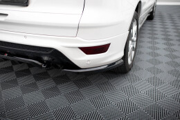 Heck Ansatz Flaps Diffusor passend für Ford Kuga ST-Line Mk2 schwarz Hochglanz