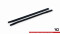 Seitenschweller Ansatz Cup Leisten für Ford Kuga ST-Line Mk2 schwarz Hochglanz