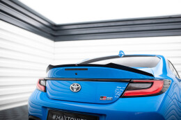 Heck Spoiler Aufsatz Abrisskante für Toyota GR86 Mk1 schwarz Hochglanz