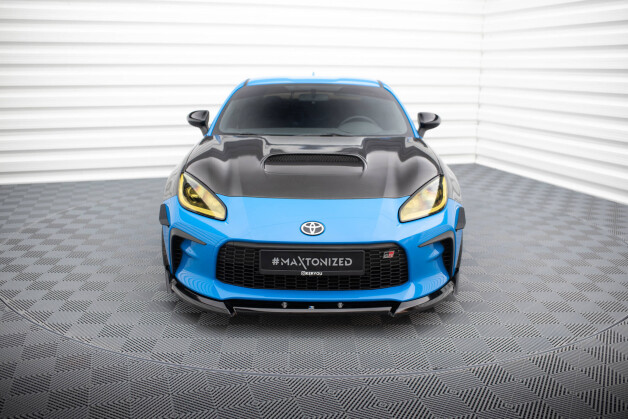 Cup Spoilerlippe Front Ansatz V.3 passend für Toyota GR86 Mk1 schwarz Hochglanz
