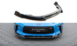 Cup Spoilerlippe Front Ansatz V.3 passend für Toyota GR86 Mk1 schwarz Hochglanz