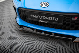Cup Spoilerlippe Front Ansatz V.3 passend für Toyota GR86 Mk1 schwarz Hochglanz