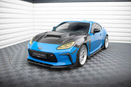 Street+ Spoilerlippe Front Ansatz V.3 passend für Toyota GR86 Mk1 schwarz Hochglanz