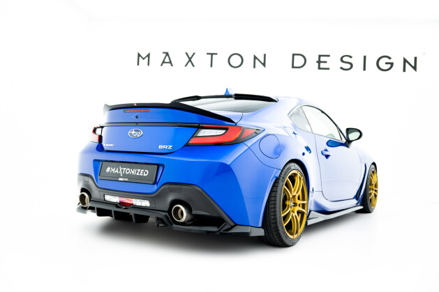 Mittlerer Cup Diffusor Heck Ansatz V.1 passend für Subaru BRZ Mk2 schwarz Hochglanz