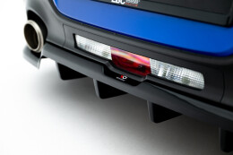 Mittlerer Cup Diffusor Heck Ansatz V.1 passend für Subaru BRZ Mk2 schwarz Hochglanz