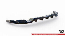 Mittlerer Cup Diffusor Heck Ansatz V.1 passend für Subaru BRZ Mk2 schwarz Hochglanz