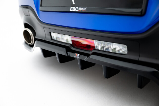Mittlerer Cup Diffusor Heck Ansatz V.1 + Flaps passend für Subaru BRZ Mk2