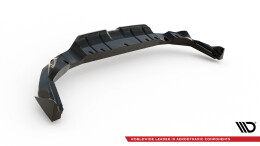 Mittlerer Cup Diffusor Heck Ansatz V.3 passend für Subaru BRZ Mk2 schwarz Hochglanz
