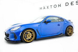 Seitenschweller Ansatz Cup Leisten V.1 passend für Subaru BRZ Mk2 schwarz Hochglanz