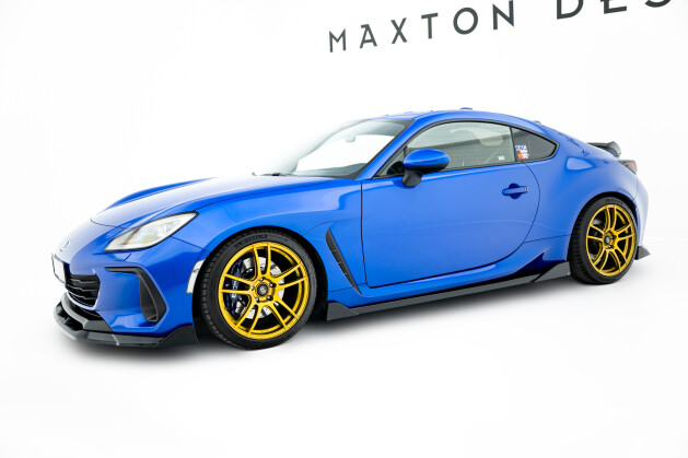 Seitenschweller Ansatz Cup Leisten V.3 passend für Subaru BRZ Mk2 schwarz Hochglanz